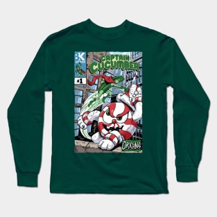 Captain Cucumber #1 Long Sleeve T-Shirt